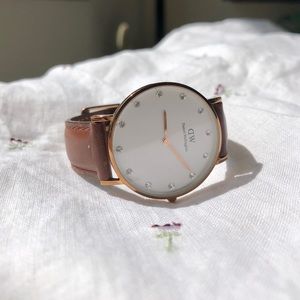 Daniel Wellington Diamond Rose Gold Watch